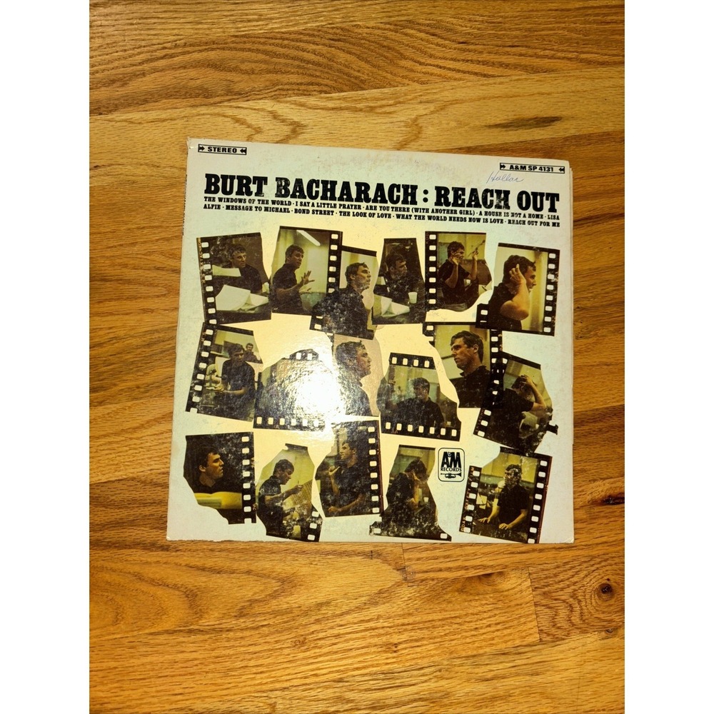 Burt Bacharach Reach Out LP Record Album Vinyl A&M 4131